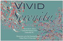 Vivid serenity: senior show poster